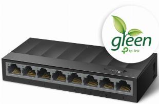 Switch Gigabit De Mesa Tp-Link 8 Portas 10/100/1000Mbps Plug & Play Green Tech - Ls1008G