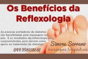 Reflexologia podal  60,00 Reais a sessão