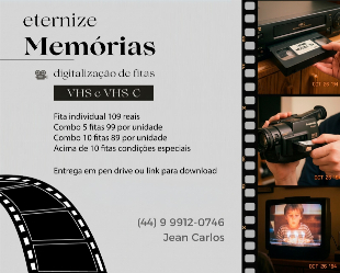 Digitalização de VHS e VHS C