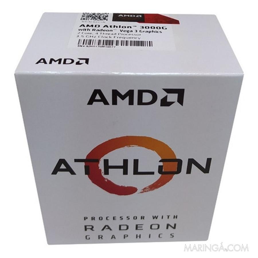 Processador Amd Athlon 3000G 3.5GHz AM4 BOX YD3000C6FHBOX
