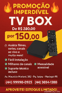 Tv Box em Maringá