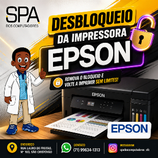 Imagem do anuncio Desbloqueio de Impressora Epson em Salvador Ba