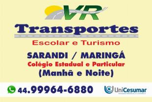 Imagem do anuncio Transporte escolar de Sarandi a Maringá