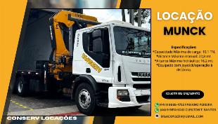 LOCAÇÃO DE MUNCK C/ MOTORISTA INCLUSO