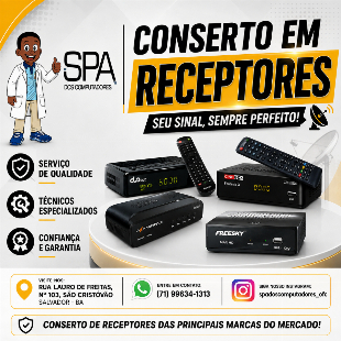 Conserto em receptores