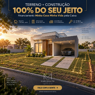 Imagem do anuncio AQUISIÇÃO DE TERRENO E CONSTRUÇÃO
