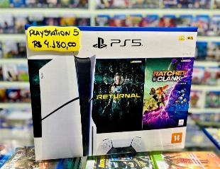 Console PlayStation 5 Slim 1TB C/ 2 Jogos Novo Lacrado