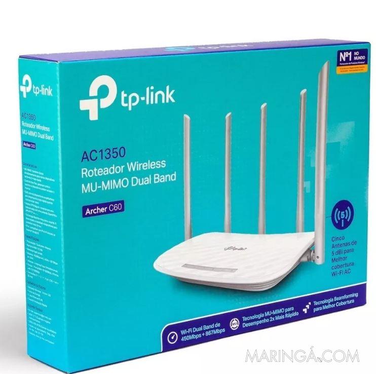 Roteador Tp-link Wireless Dual Band Ac 1350