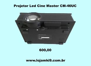 Projetor Led Cine Master CM-46UC Wifi 1200 Lumens