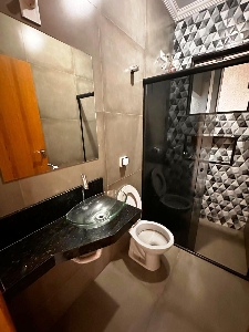 ALUGA-SE BELA CASA NOVA JD ALVORADA III. PROX. AV. PEDRO TAQUES.