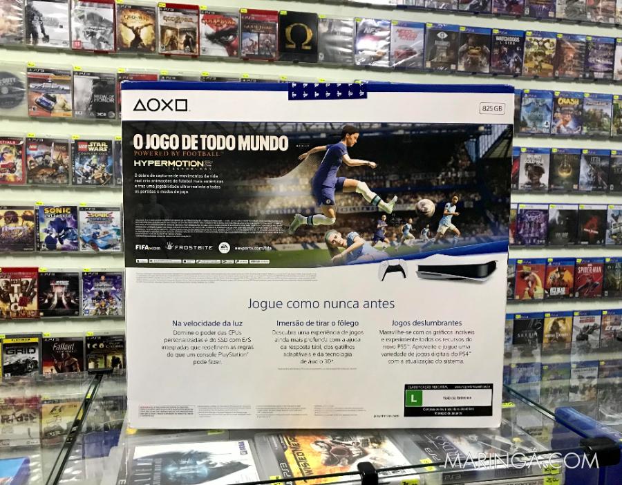 PlayStation 5 825GB + FIFA 23 Novo Lacrado