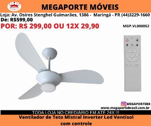 Ventilador de Teto Wind Inverter 127v 3p