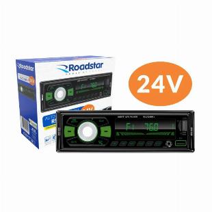 Auto Rádio Roadstar Rs2724Br Bluetooth Es 24V