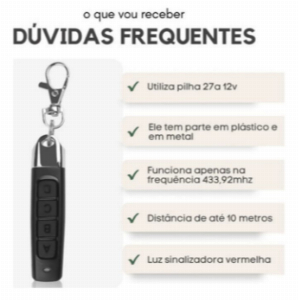 Kit 5 Controle remoto copiador