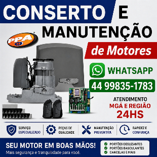 Imagem do anuncio MANUTENÇÃO MOTOR DE PORTÃO