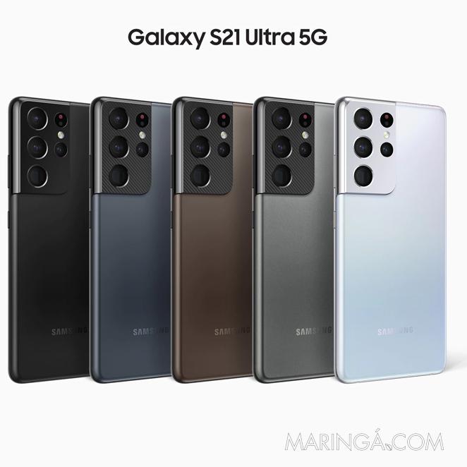 Samsung Galaxy S21 Ultra 5G 256gb Preto/Prata Novo, Lacrado, Nota Fiscal e Garantia 1 Ano.