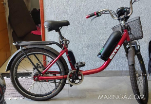 Imagem do anuncio Bicicleta eletrica modelo Sonny motor 350W, farol diateiro LED, buzina, whats 9 99104163
