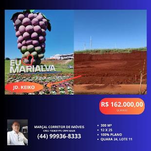 JARDIM KEIKO, TERRENO À VENDA, MARIALVA PR