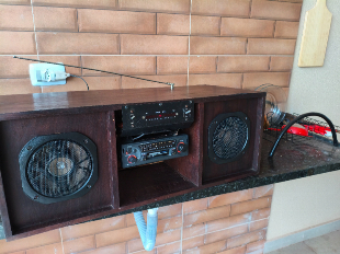 RÁDIO CORUJINHA COM TOCA-FITAS
