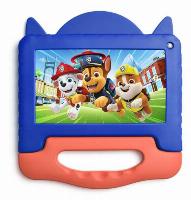 Tablet Multilaser Patrulha Canina Chase NB421 4GB RAM 64GB Tela 7" Android 13 Quad Core Multi + Case