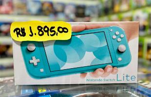 Nintendo Switch Lite 32GB Turquesa Novo