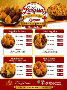 Laryssa Salgados e Doces / Salgados de festas e bolos
