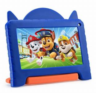 Tablet Multilaser Patrulha Canina Chase NB421 4GB RAM 64GB Tela 7" Android 13 Quad Core Multi + Case