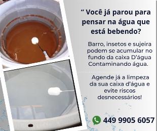 Limpeza de caixa d'água