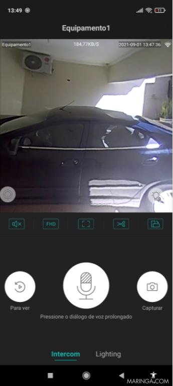 Lâmpada LED com Câmera 360º WIFI ICSEE PARA App para iPhone e Android Usado
