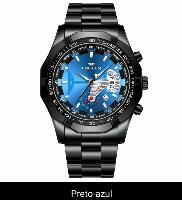 Relógio Masculino FNGEEN,  com vidro resistente a risco, Resistente a agua , Com calendário