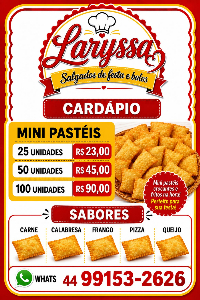 Laryssa Salgados e Doces / Salgados de festas e bolos