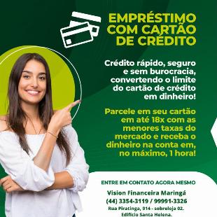 EMPRÉSTIMO NO CARTÃO DE CRÉDITO