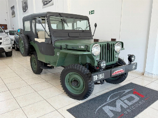 Jeep Willys Militar 4x4 Placa Preta 1950