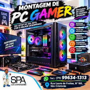 Imagem do anuncio Montagem em Pc Gamer em Salvador e Região