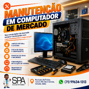 Manutenção em Computador de Mercado em Salvador e região