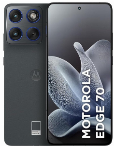 Smartphone Motorola Edge 70 Fusion 6.8” 256GB 5G 12GB RAM 144Hz Câmera Dupla 50MP Grafite