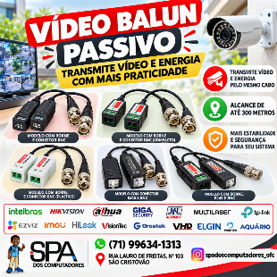 Imagem do anuncio Conector de Vídeo Balun em Salvador e Região