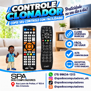 Imagem do anuncio Controle Remoto Clonador em Salvador e Região