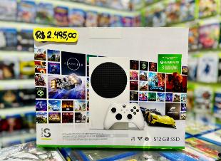 Console Xbox Series S 512GB + 3 Meses Game Pass Ultimate Novo Lacrado
