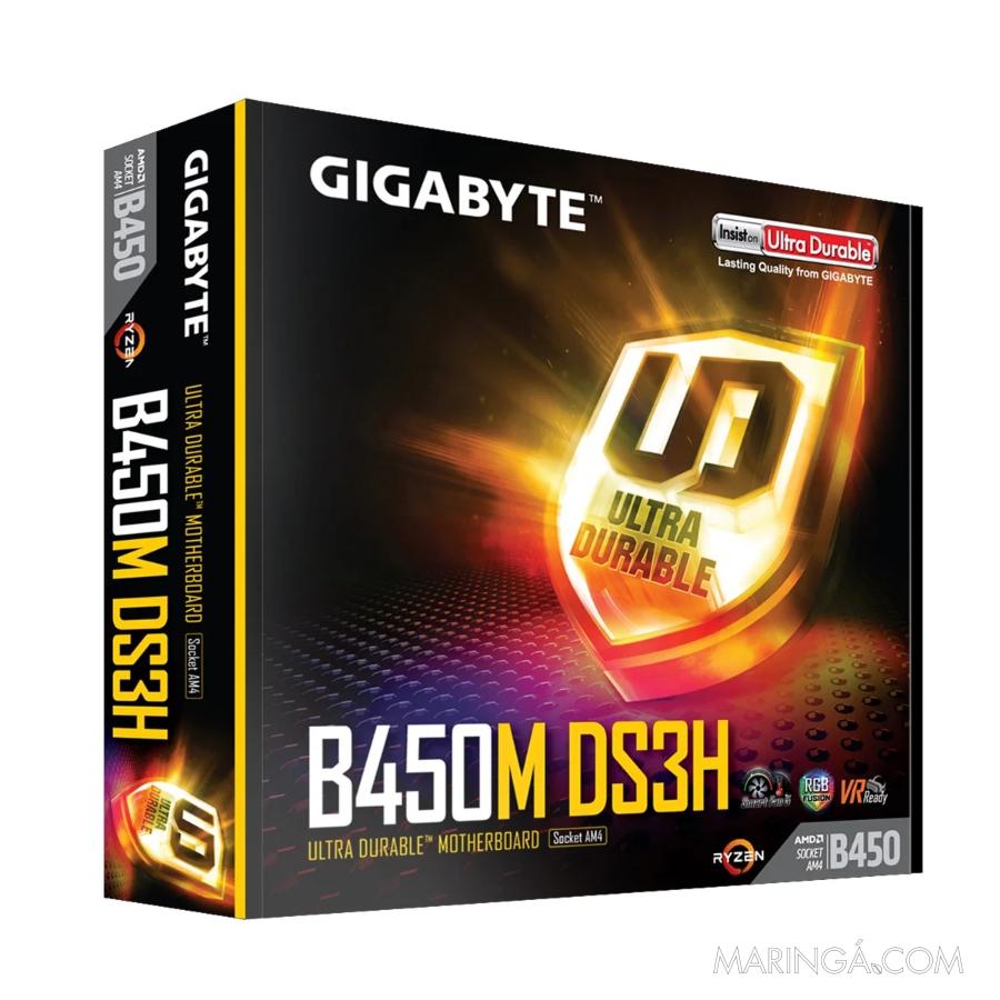 Kit Gigabyte B450M DS3H AMD 3000G 8GB DDR4 SSD 120GB
