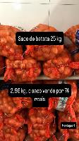 vendo batata saco 25kg