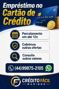 EMPRÉSTIMO PESSOAL NO CARTÃO DE CRÉDITO