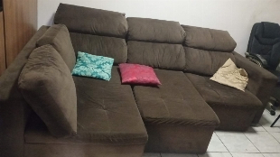 Sofá Retrátil e Reclinável 3 Lugares Gigante - Muito Confortável