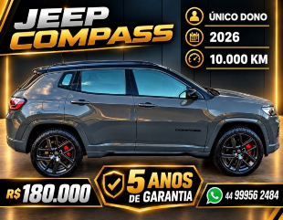 Compass S 2026, Único Dono, 10.000 Km