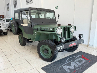 Jeep Willys Militar 4x4 Placa Preta 1950
