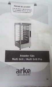 ASSADEIRA A GÁS ARKE MULTI GRILL / MULTI GRILL PRO