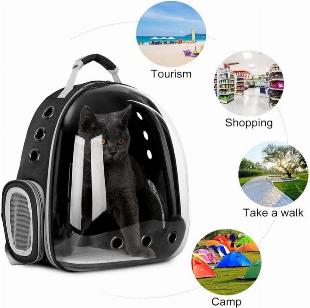 Mochila para passeio Pet Com Visão Panorâmica Astronauta bolsa