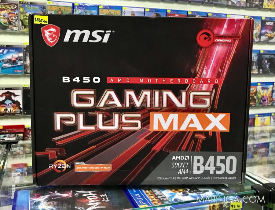 Placa Mãe MSI B450 Gaming Plus Max Ryzen