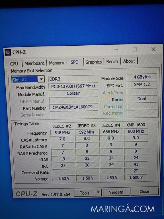 Vendo CPU Core I5 3ª ger, 4GB Mem Corsair, SSD 240GB Kingston, Placa GeForce 1GB