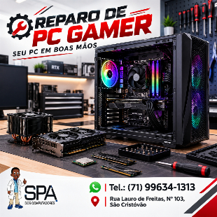 Imagem do anuncio Reparo em Pc Gamer em Salvador e Região
